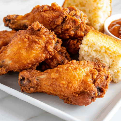 6-Ingredient Fried Turkey Wings Recipe!