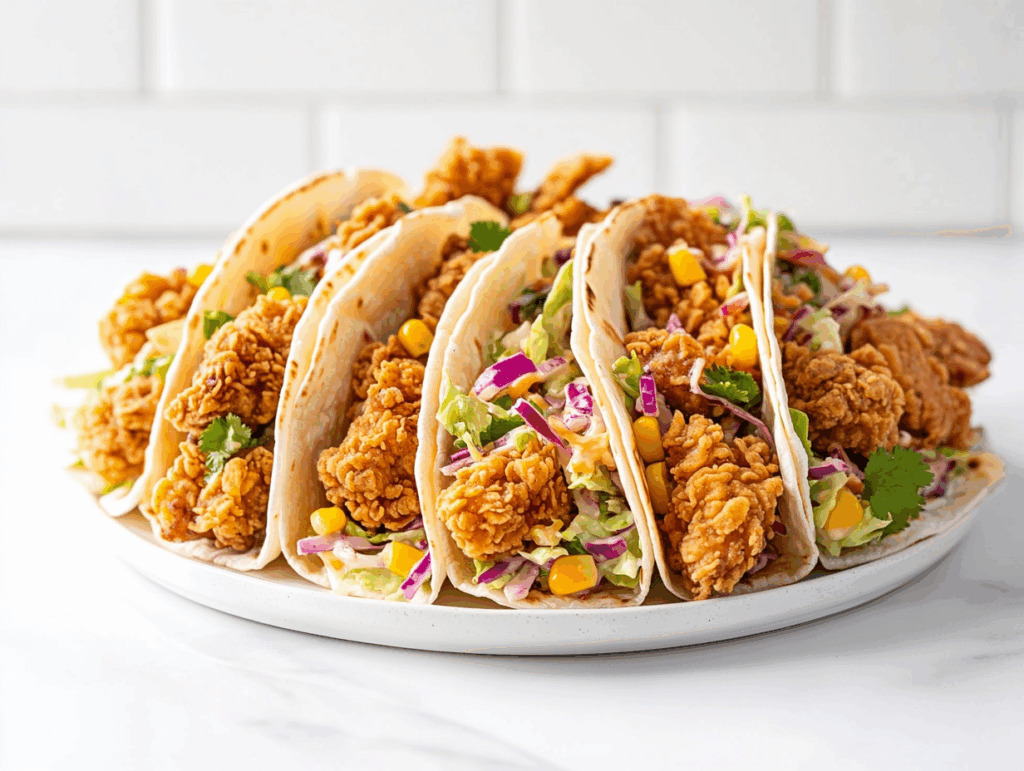 Irresistible Fried Chicken Tacos Recipe for Foodies!