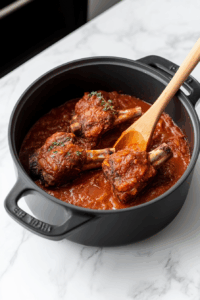 Cover and cook in a preheated oven at 160°C (320°F) for 2.5 hours.