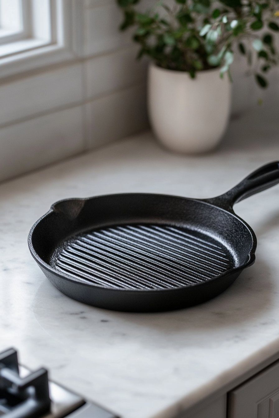 Preheat your grill pan or oven to medium-high heat (around 400°F or 200°C).