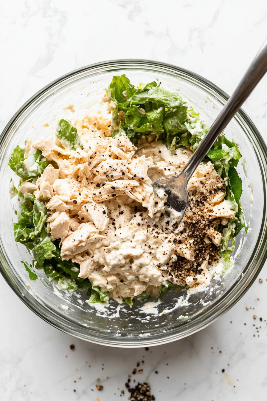 Season with salt and pepper as needed.