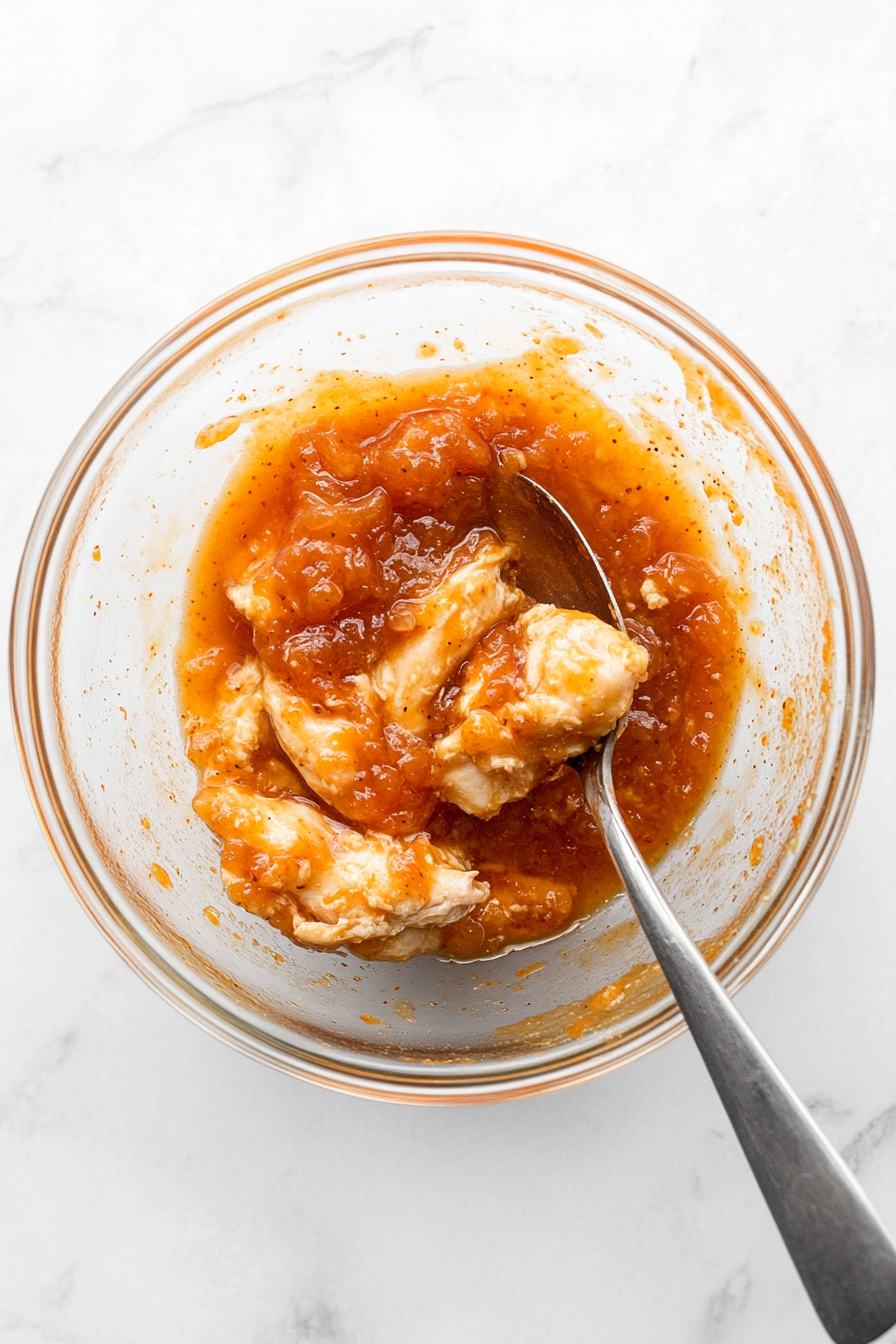 Add salt, pepper, and paprika to season the chicken.