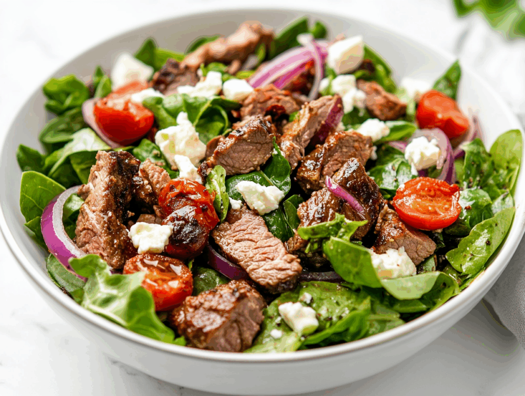 Authentic Lamb Salad Recipe in 15 Mins!