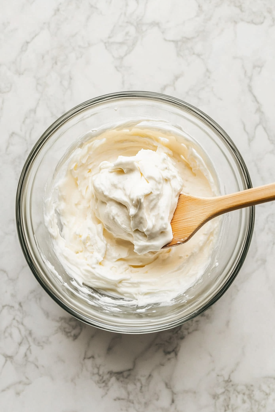 In a clean bowl, beat egg whites until stiff peaks form, then gently fold into the batter.