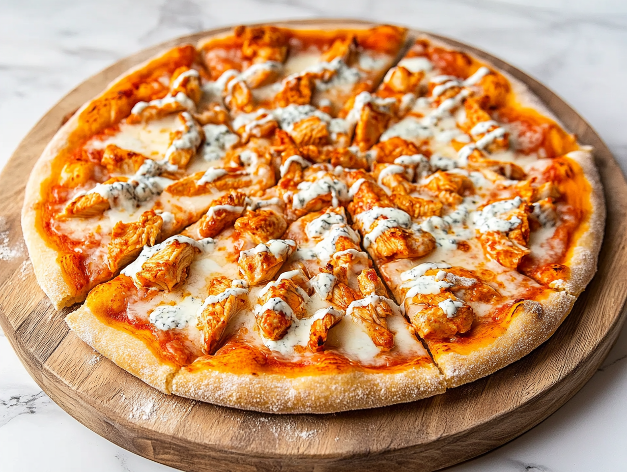 Buffalo Chicken Pizza Recipe
