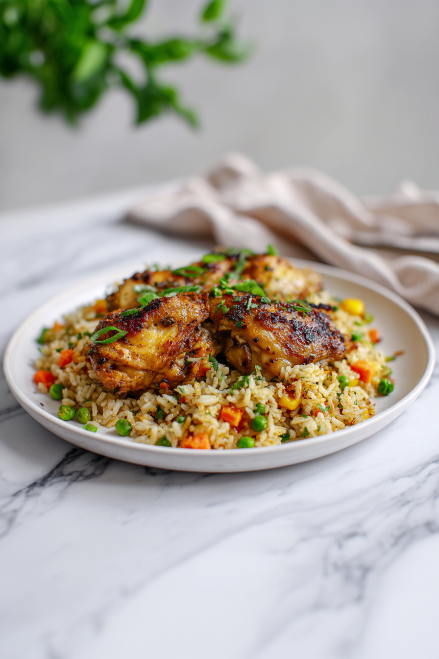 Easy Caribbean Chicken and Rice Recipe!