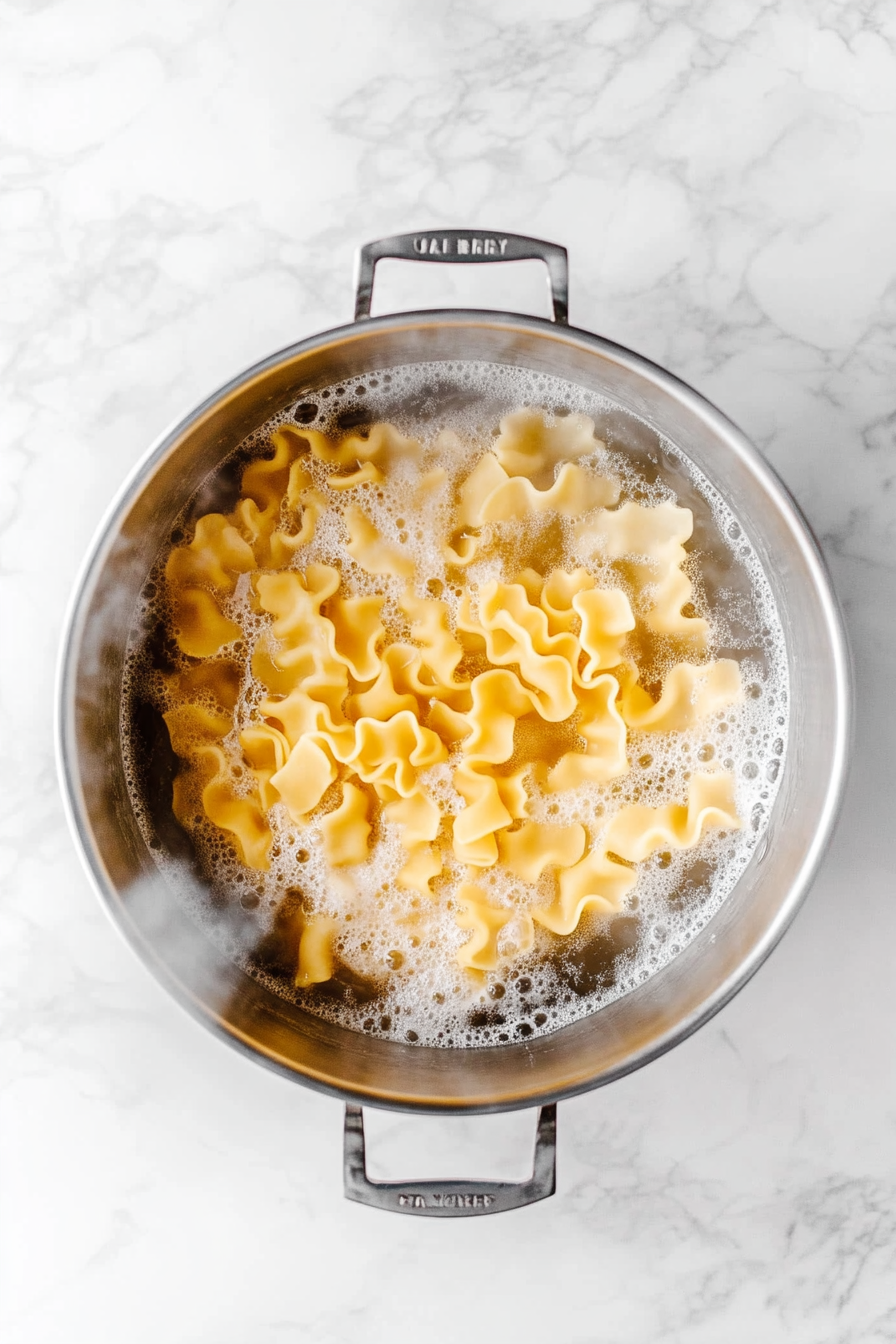 Cook lasagna noodles al dente according to package instructions; drain and set aside.