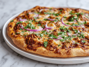 Delicious BBQ Chicken Pizza Recipe in 25 Mins!