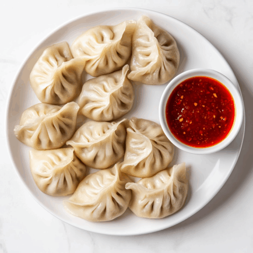 Delicious Steamed Chicken Momos at Home!