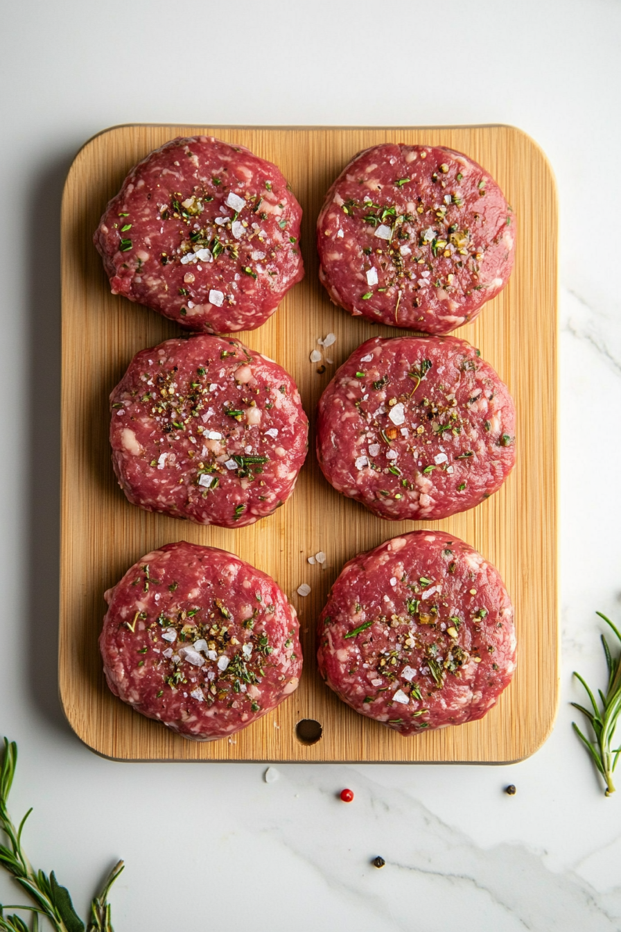 Form into 4 equal-sized burger patties.