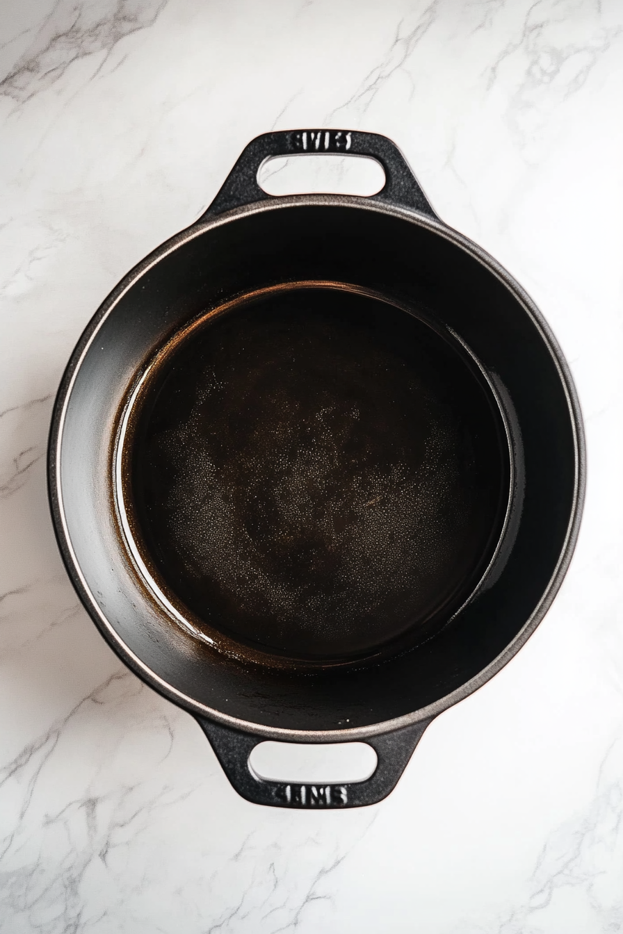 Heat oil in a large pot over medium heat.