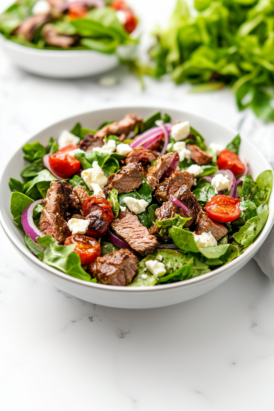 Authentic Lamb Salad Recipe in 15 Mins: Serve immediately while the lamb is still warm.