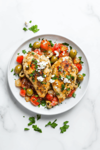 The Best Mediterranean Chicken Recipe in 30 Mins!