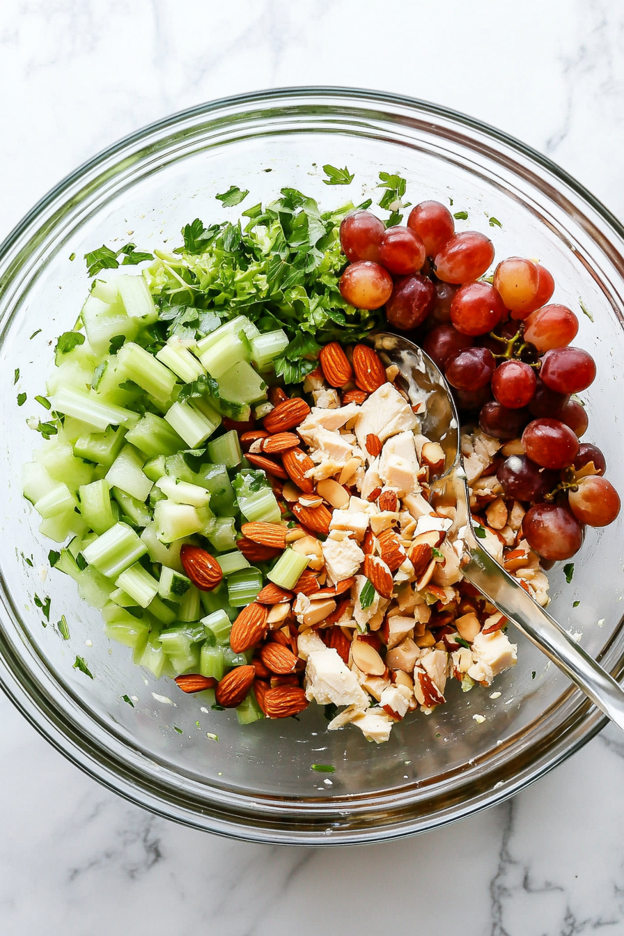 Gently fold everything together until well coated.