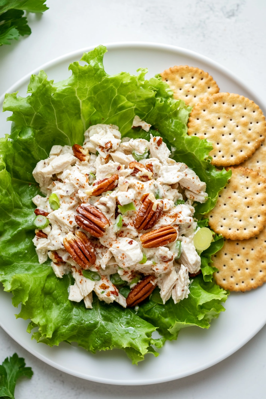 Serve on lettuce leaves, with crackers, or in a wrap.