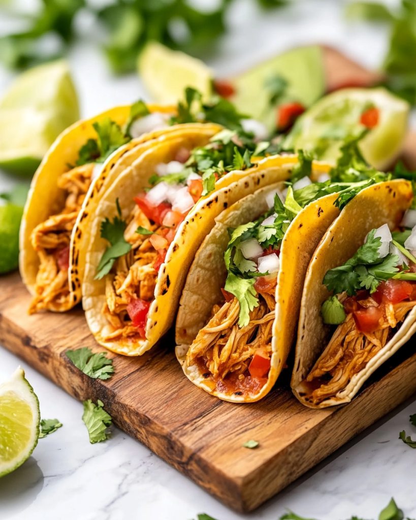 Shredded Chicken Tacos