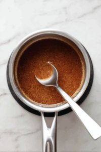 Let it simmer for about 8–10 minutes until slightly thickened.
