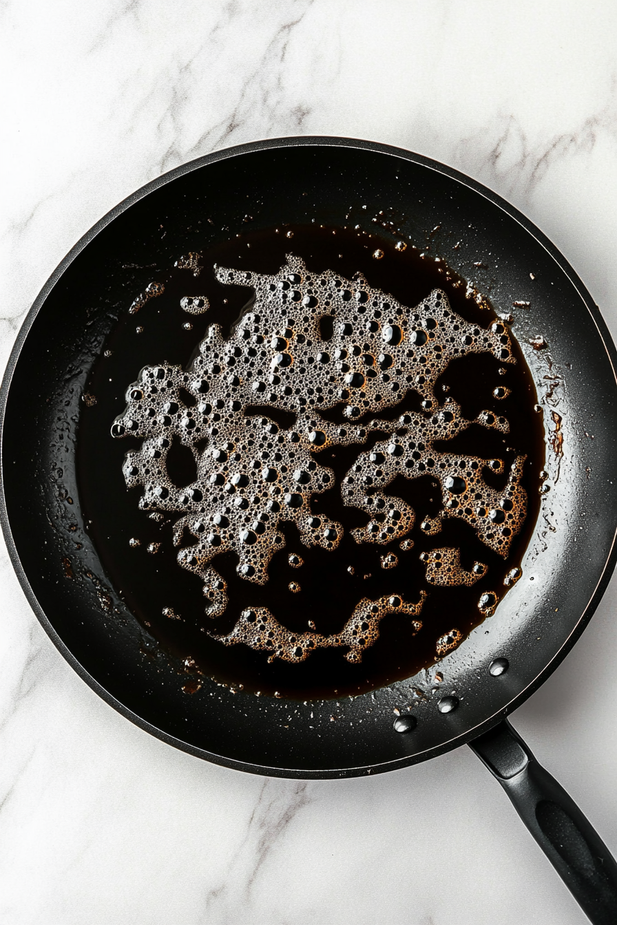 Stir in soy sauce, black pepper, and crushed rosemary.