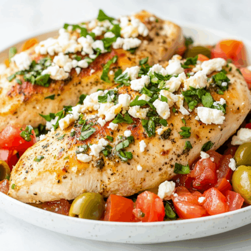 The Best Mediterranean Chicken Recipe in 30 Mins!