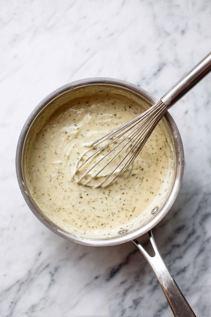 Stir in salsa verde, cheese, and sour cream cook until smooth.