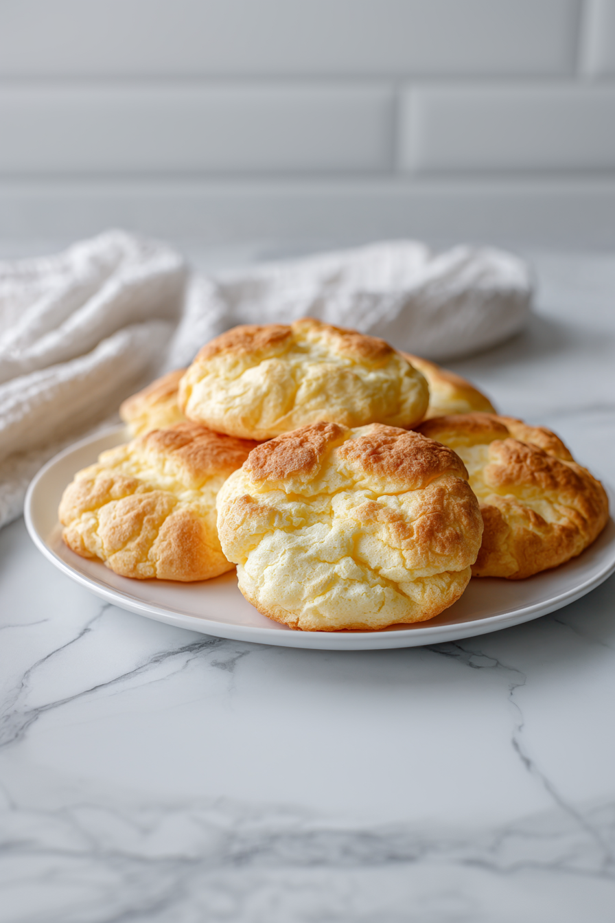 Let them cool completely before removing from the tray and serving. Easy & Airy Cloud Bread in 40 Minutes!