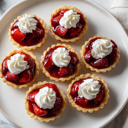 Authentic Mini Strawberry Tarts Recipe!
