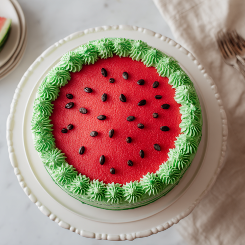 Best Watermelon Cake Recipe Ever!
