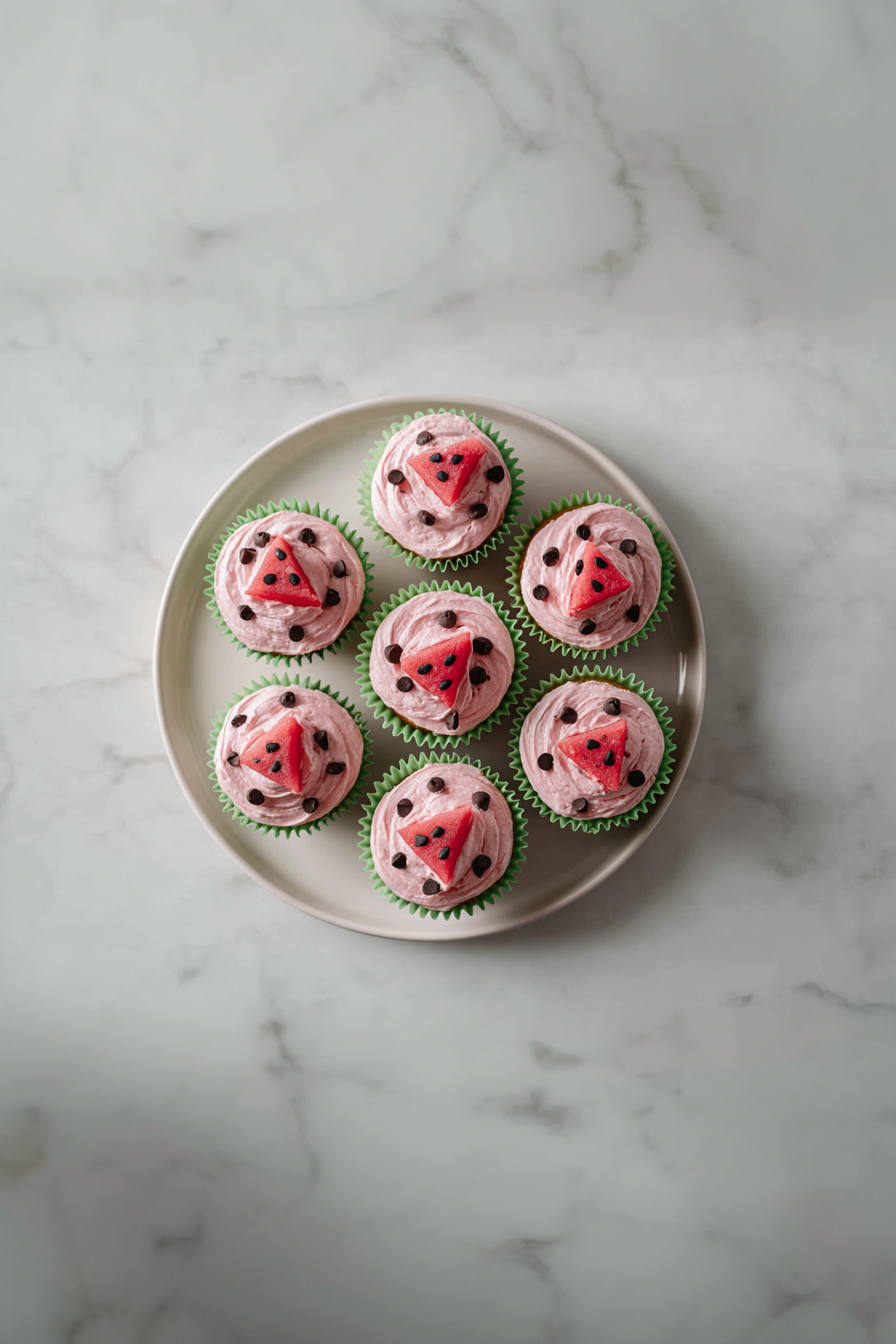 Perfect Watermelon Cupcake Recipe for Summer!