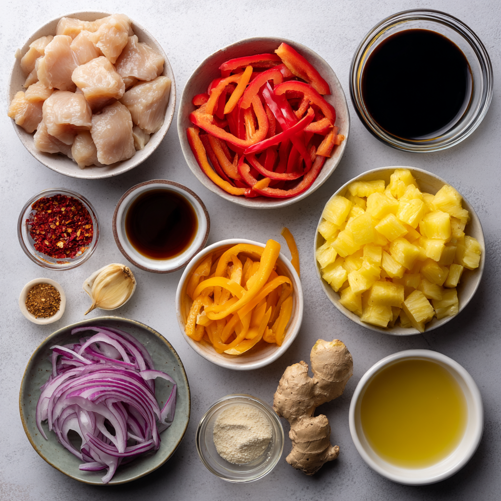 Ingredients for a Sweet and Savory Meal