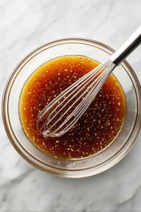 Whisk together all sauce ingredients in a bowl until smooth.