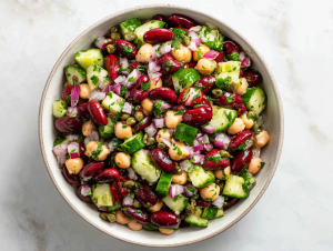 Quick & Healthy Mixed Bean Salad Recipe in 15 Mins!