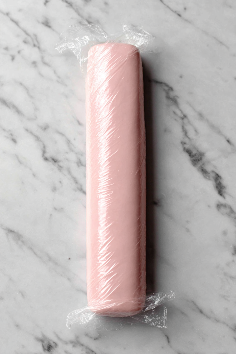 Shape dough into a log, wrap in cling film, and chill for 30 minutes.