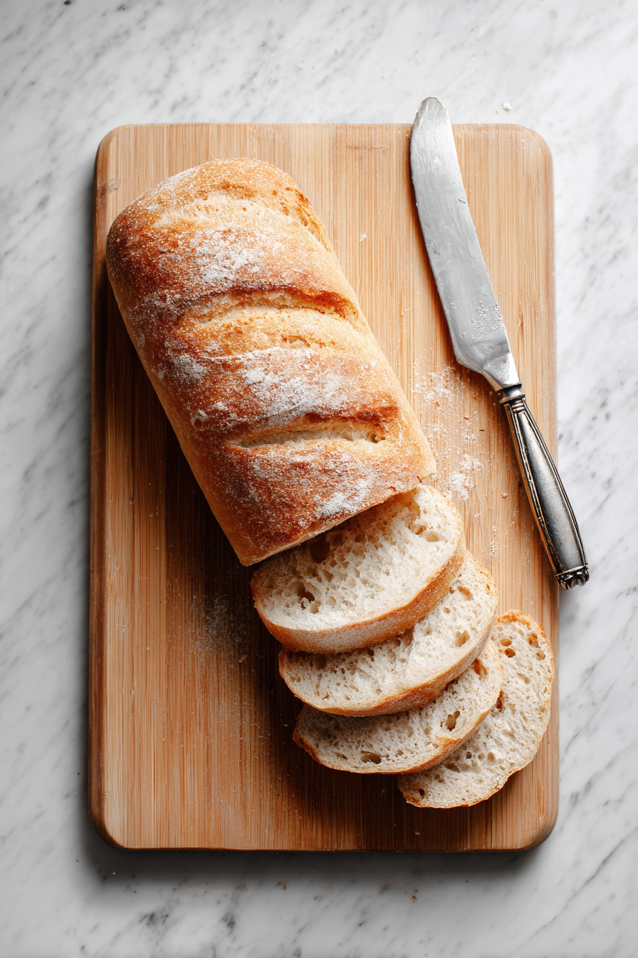 Slice the Italian loaf in half lengthwise and scoop out a bit of the bread if needed.