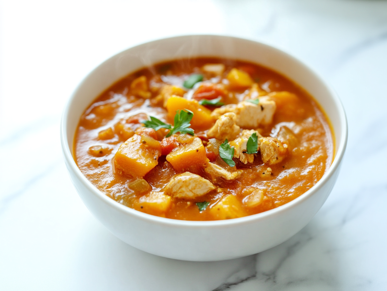 Slow-Cooker Turkey and Pumpkin Stew Recipe