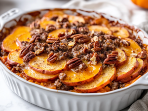 Sweet Potato and Sausage Casserole