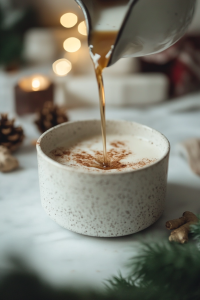 Pour milk into a small saucepan