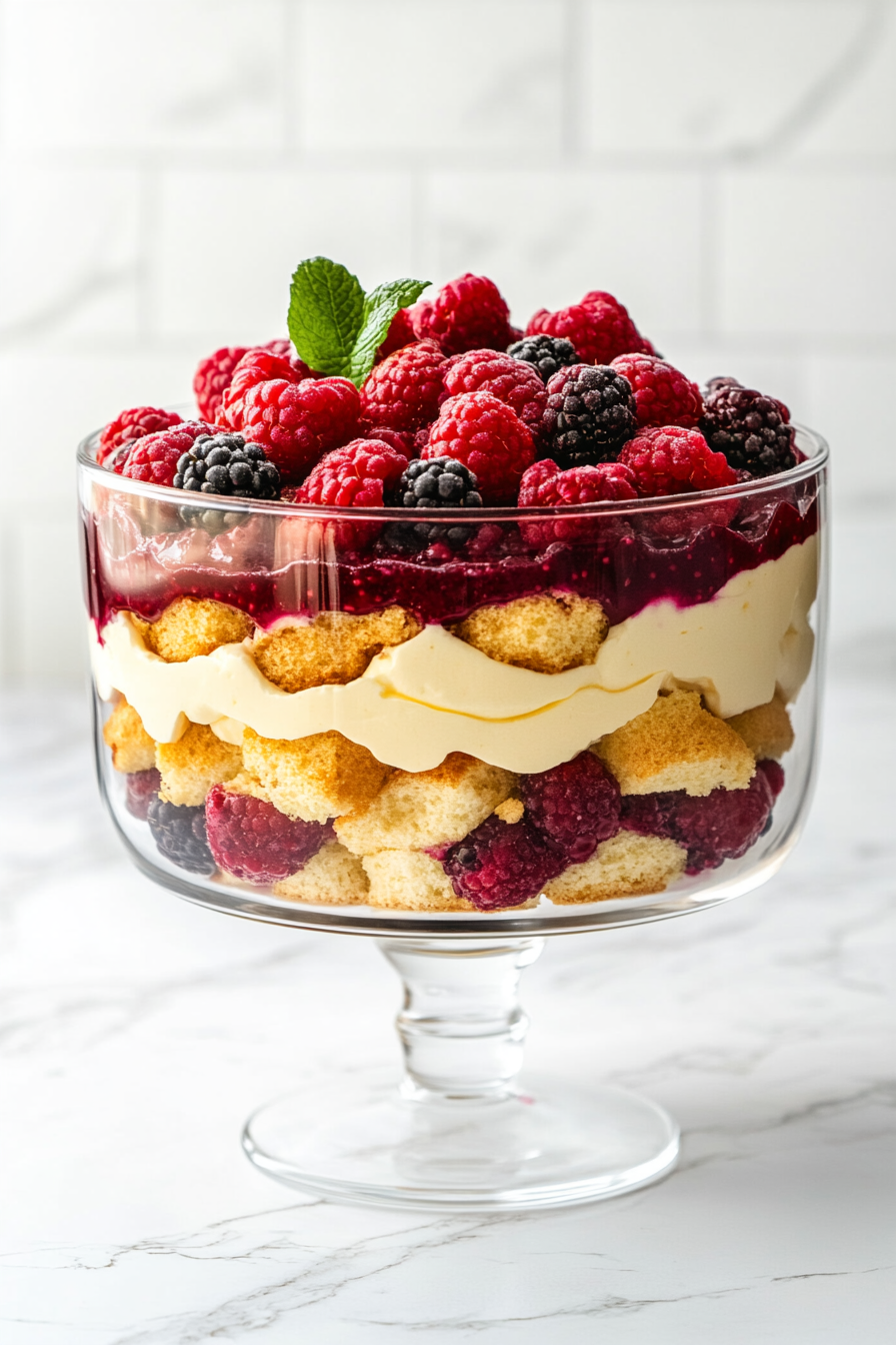 Repeat the layers—ladyfingers