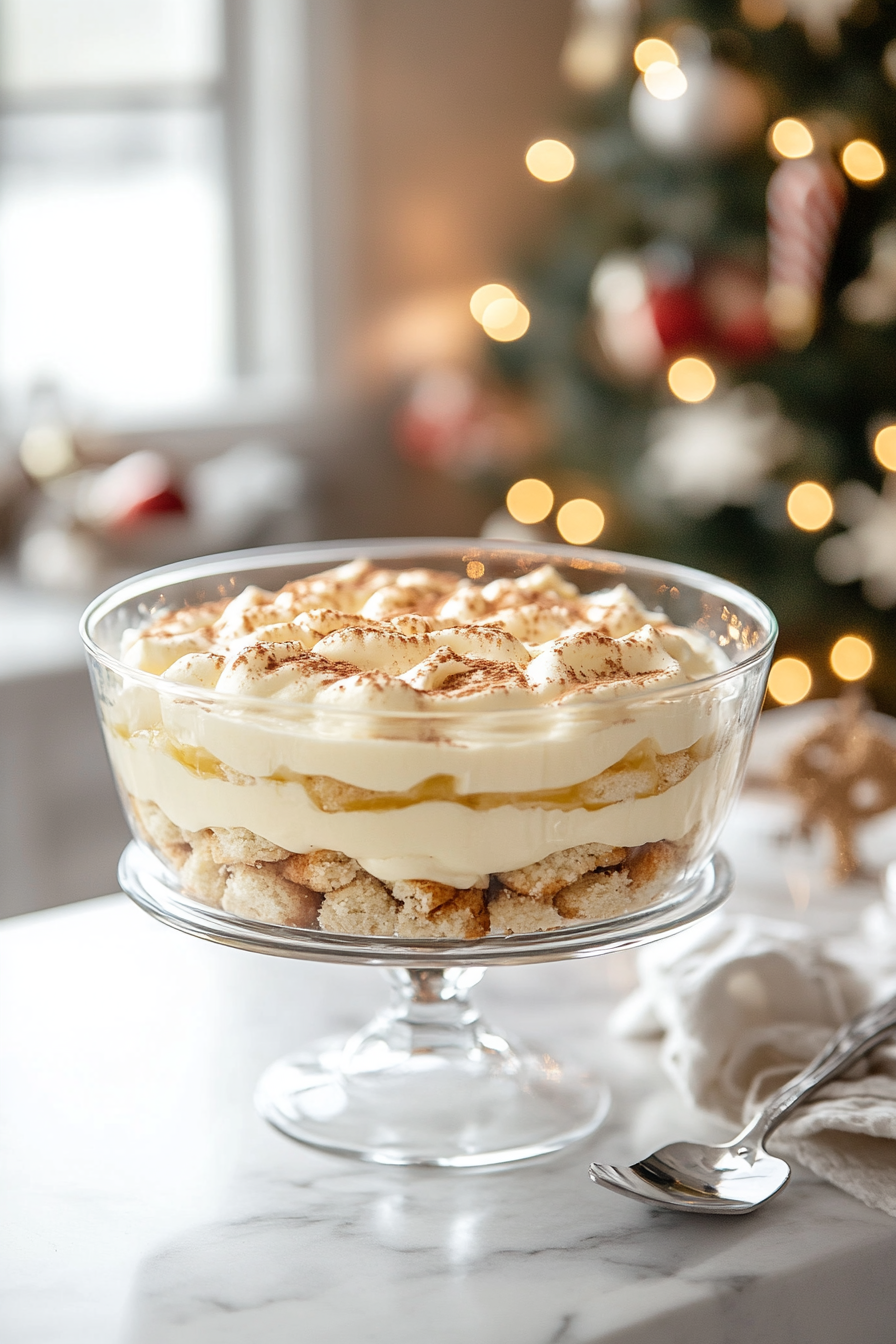 Spoon a generous layer of custard
