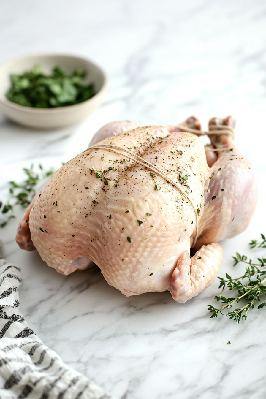 Truss the chicken