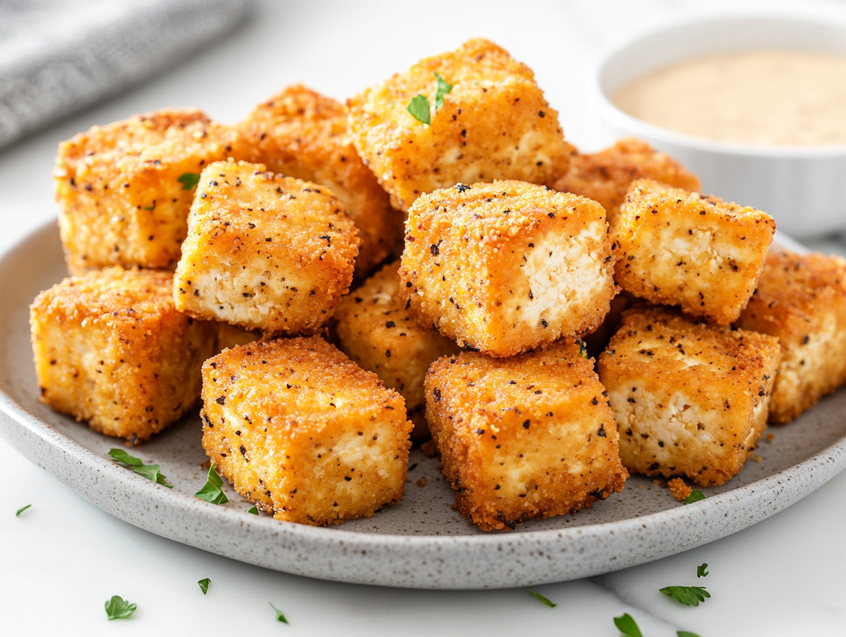 Crispy Baked Tofu Nuggets Recipe