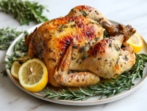 Gordon Ramsay Roast Chicken with Lemon and Herbs Recipe