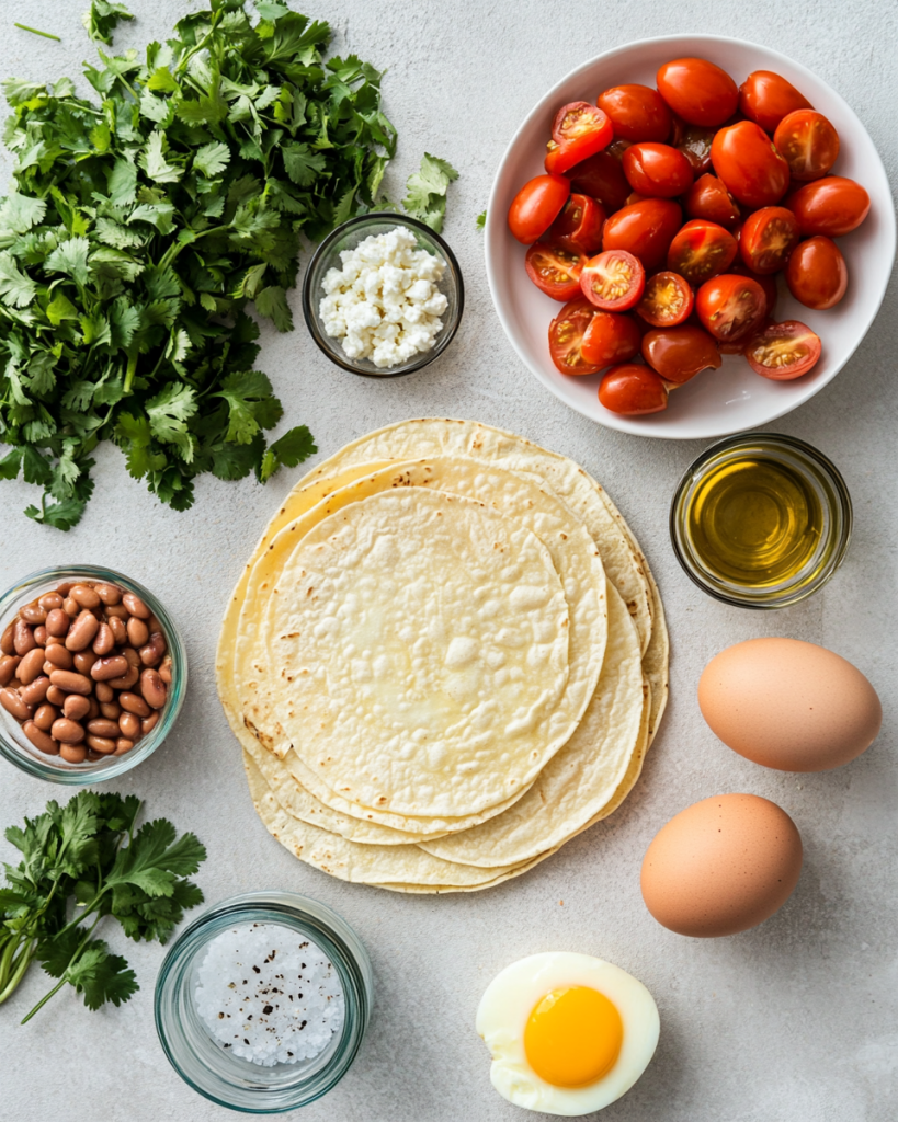 Authentic Huevos Rancheros Recipe Ingredients