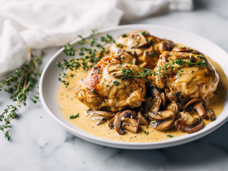 Bobby Flay’s Skillet Chicken Thighs Recipe