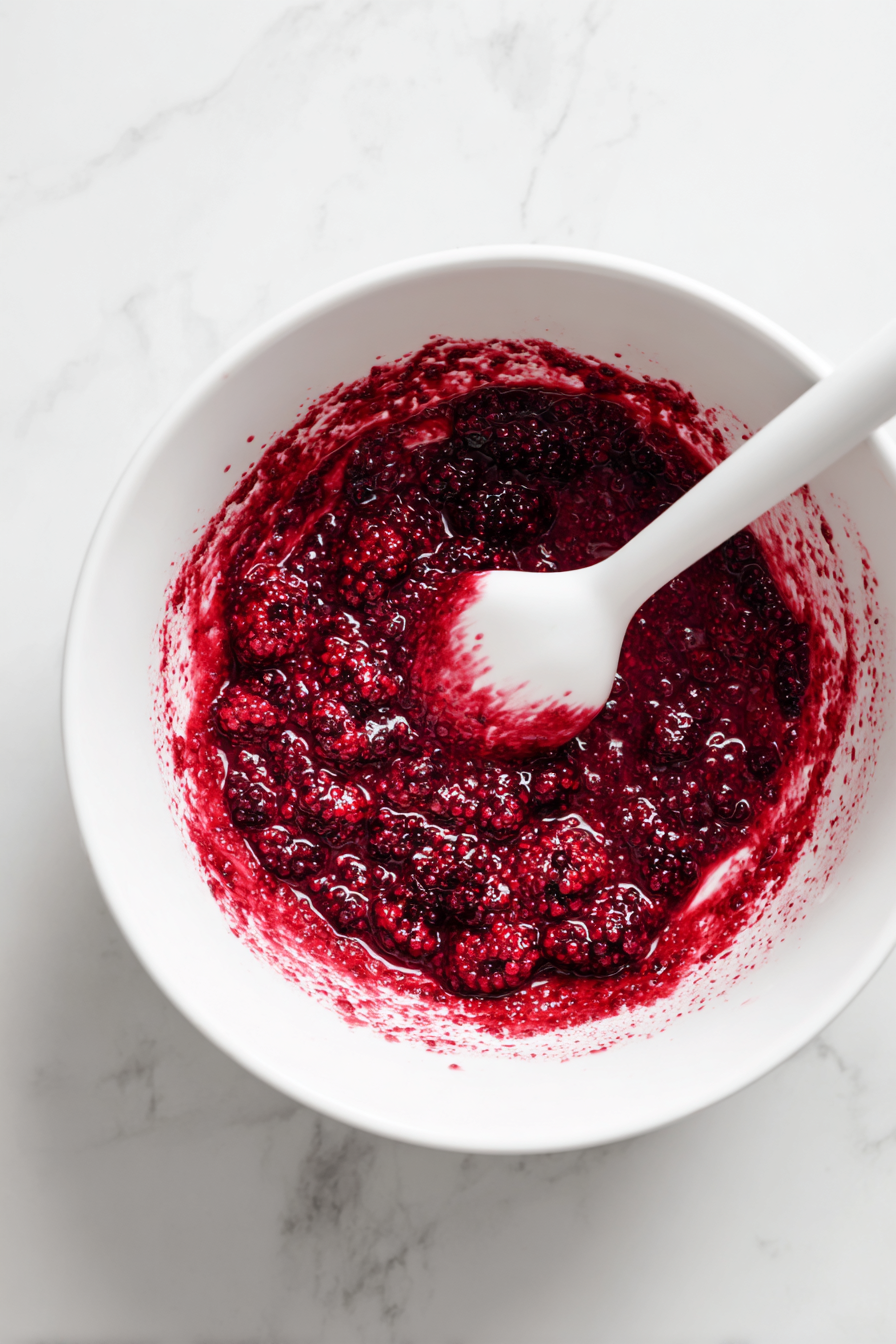 In a large mixing bowl, combine the mulberries, granulated sugar, cornstarch, lemon juice, vanilla extract, and lemon zest.