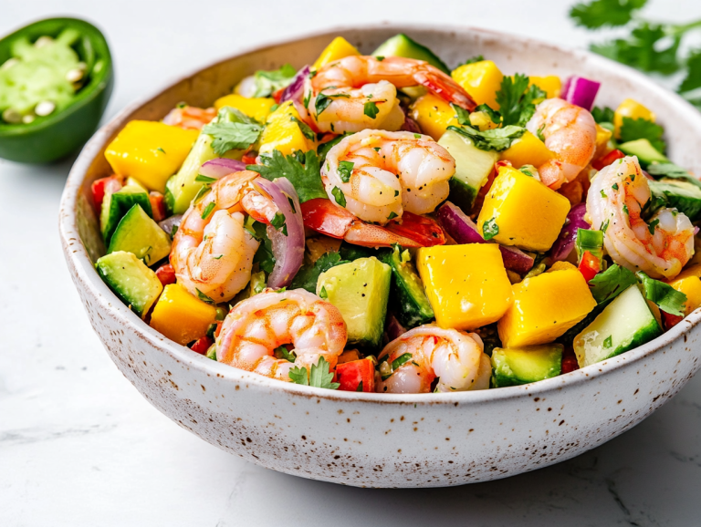 Mango Avocado Shrimp Salad Recipe