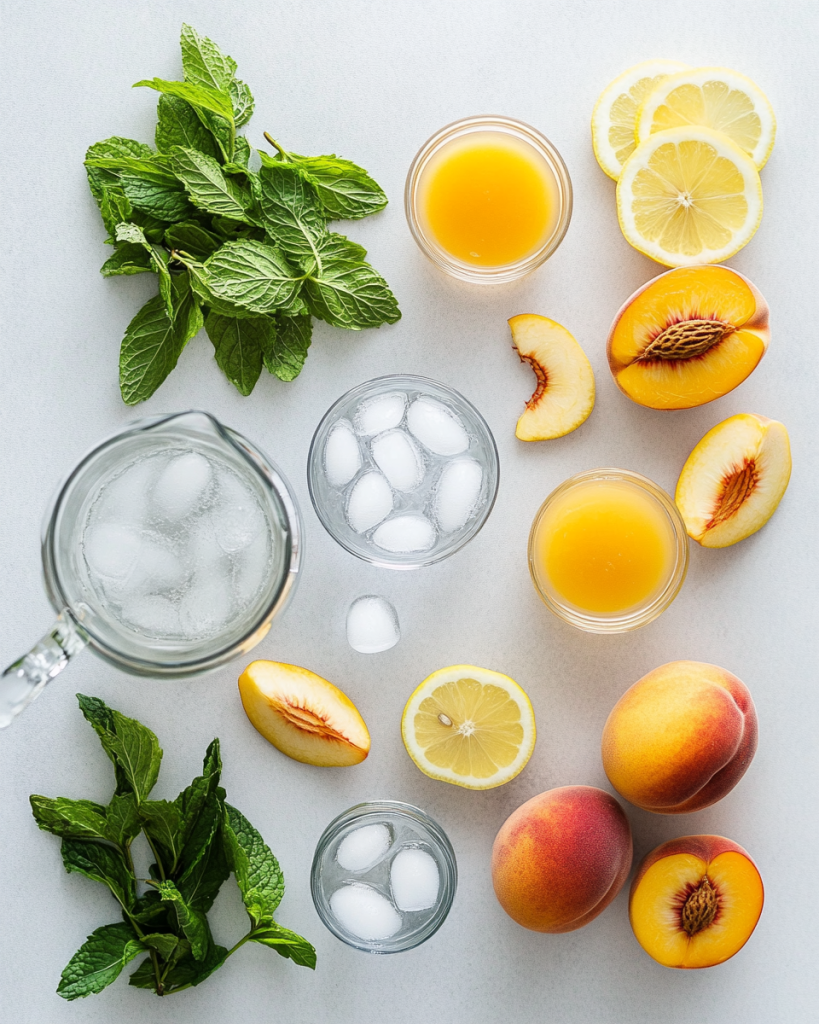 Peach Lemonade Ingredients