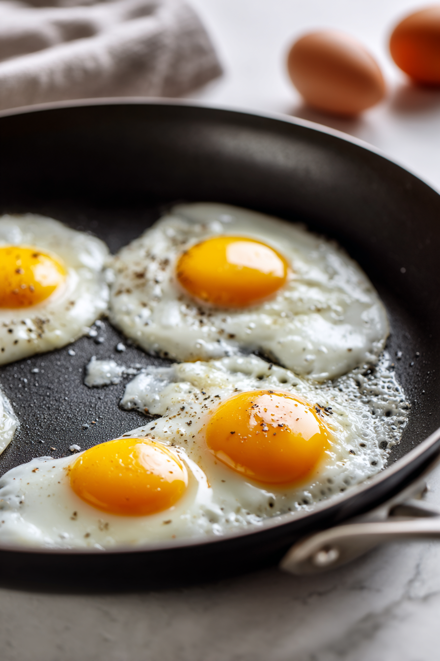 cook eggs to your preferred doneness