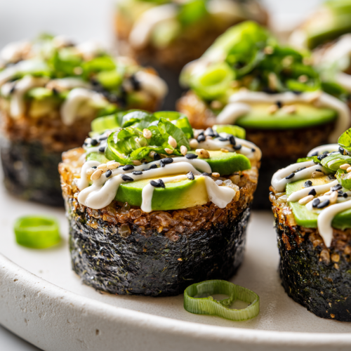 Garnish and Serve Sushi Cups