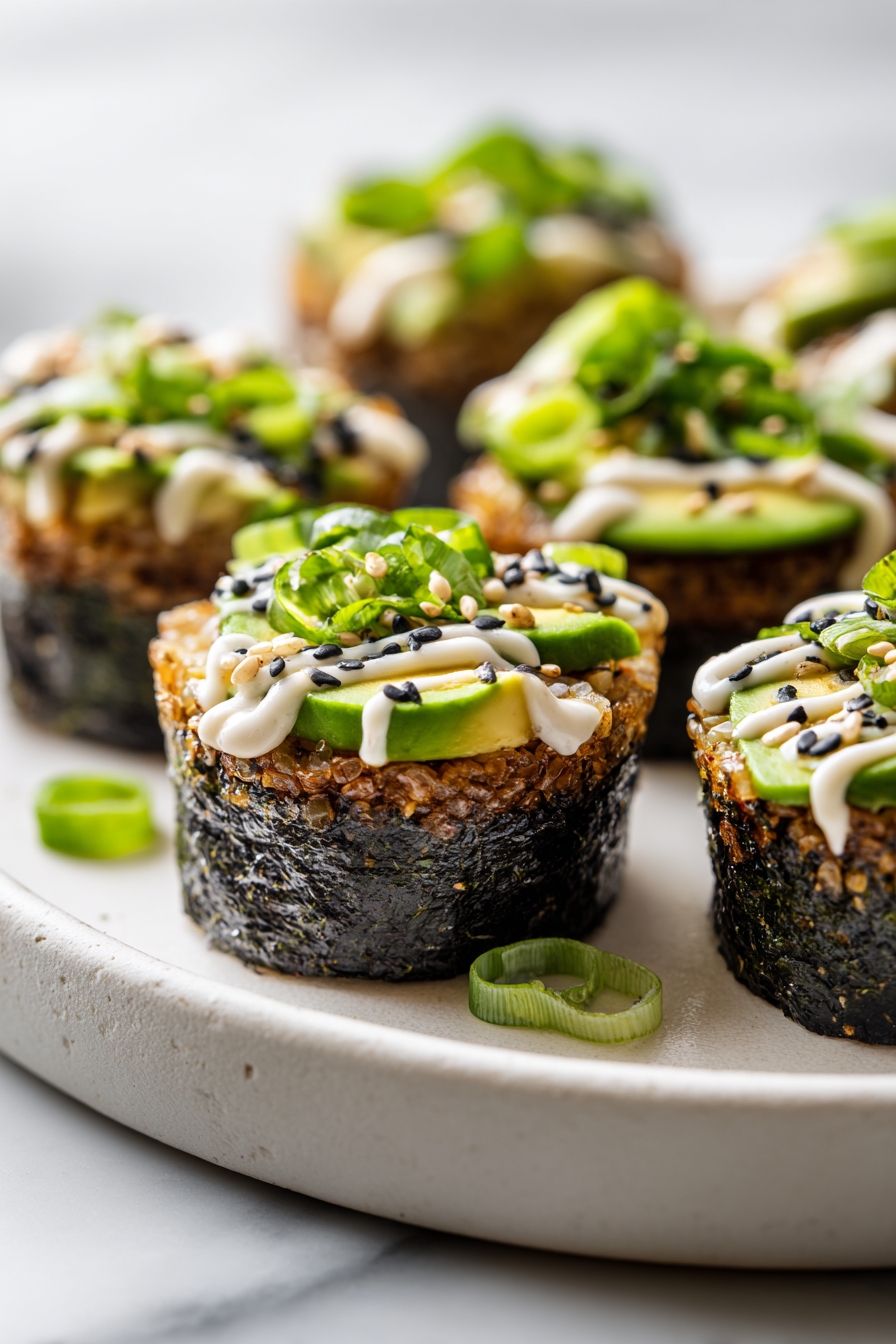 Garnish and Serve Sushi Cups