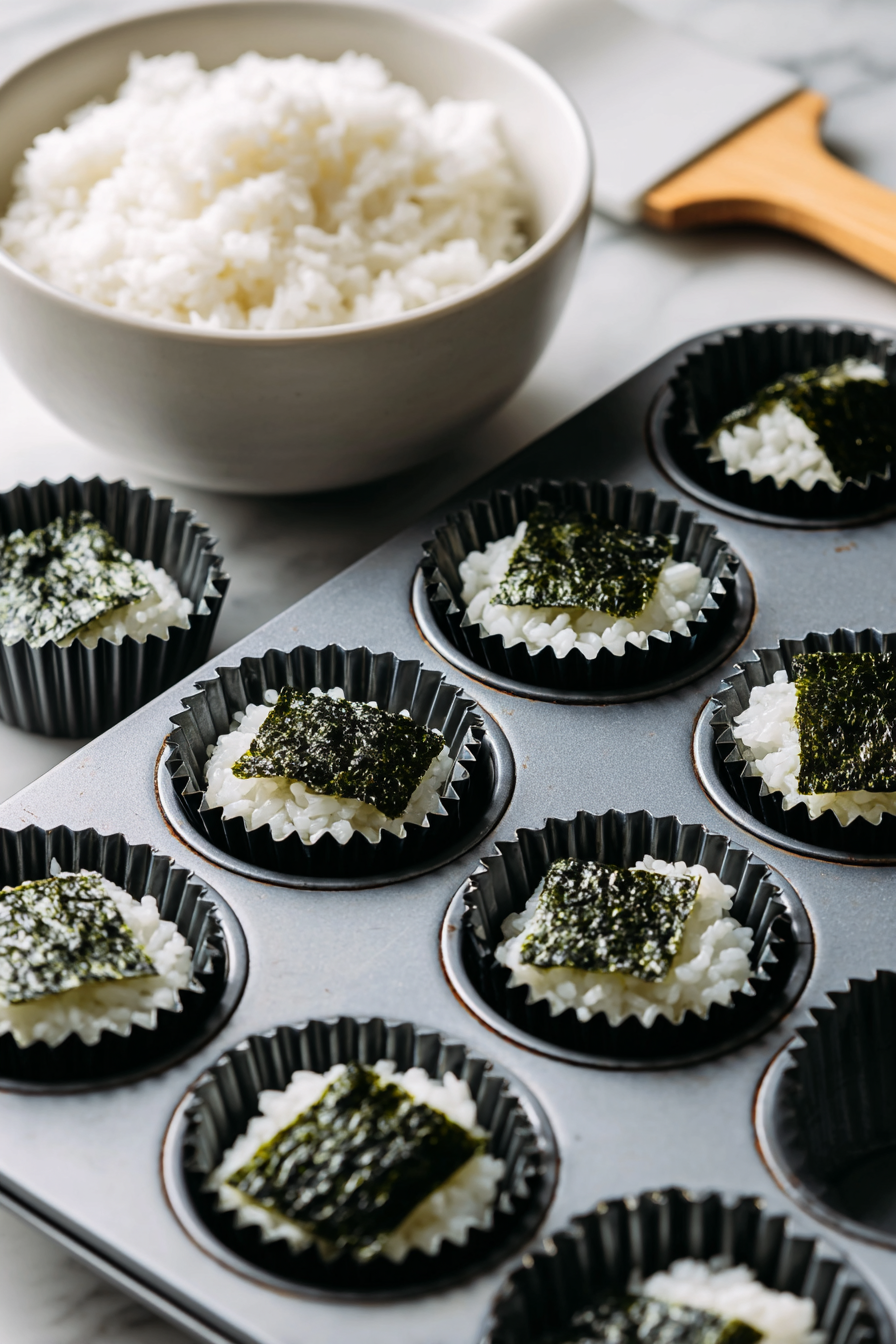 Prepare Nori Cups